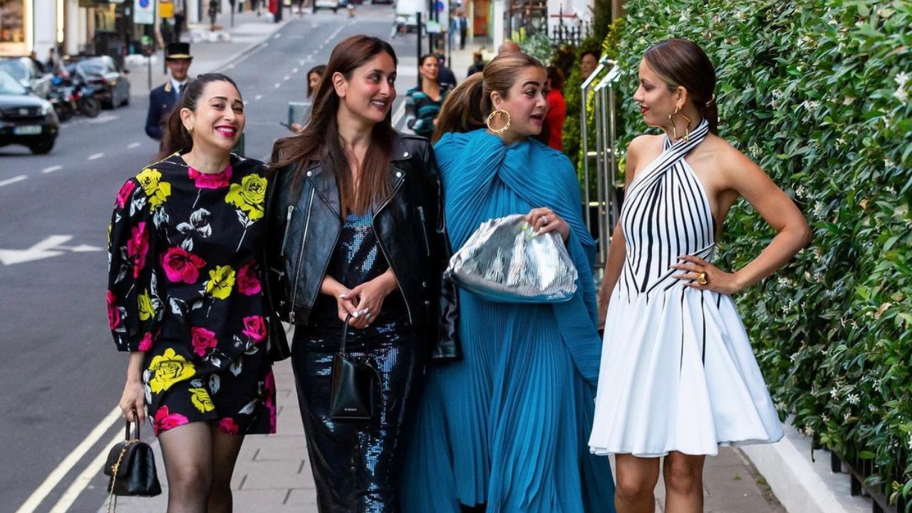 1280px x 720px - Fashion Fiesta! Kareena Kapoor Khan, Karisma Kapoor, Natasha Poonawalla and  Amrita Arora make London streets their runway